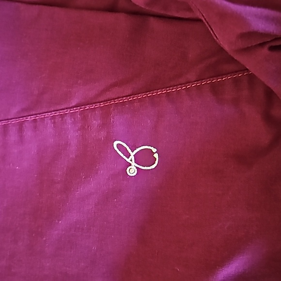 JA ANUU ruby red scrub pants XS - Picture 13 of 13